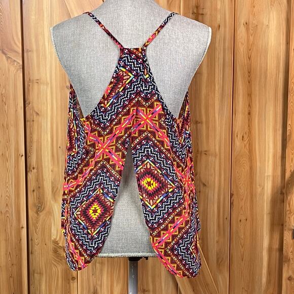 Arizona Jean Company Southwest Print Open Back size L - Picture 2 of 5
